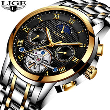 Load image into Gallery viewer, Steel waterproof casual wrist watch