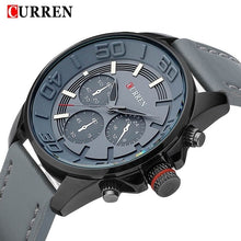 Load image into Gallery viewer, Curren brand  Genuine Leather Military Men Wrist Watch
