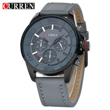 Load image into Gallery viewer, Curren brand  Genuine Leather Military Men Wrist Watch