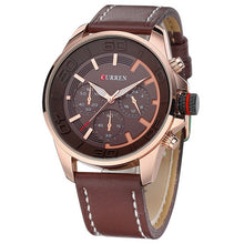 Load image into Gallery viewer, Curren brand  Genuine Leather Military Men Wrist Watch