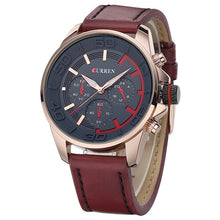 Load image into Gallery viewer, Curren brand  Genuine Leather Military Men Wrist Watch