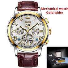 Load image into Gallery viewer, luxury brand leather belt men wrist watch