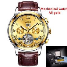 Load image into Gallery viewer, luxury brand leather belt men wrist watch