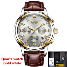 Load image into Gallery viewer, luxury brand leather belt men wrist watch
