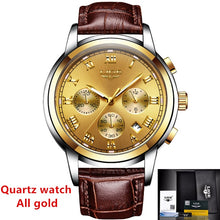 Load image into Gallery viewer, luxury brand leather belt men wrist watch