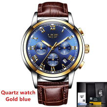 Load image into Gallery viewer, luxury brand leather belt men wrist watch