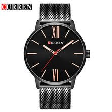 Load image into Gallery viewer, CURREN  gold blue luxury mens wrist watch