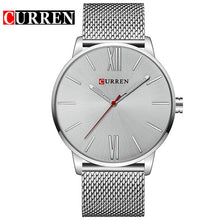Load image into Gallery viewer, CURREN  gold blue luxury mens wrist watch