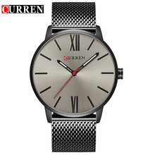 Load image into Gallery viewer, CURREN  gold blue luxury mens wrist watch