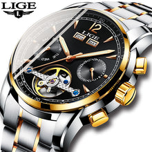 Load image into Gallery viewer, gray mechanical sports watch