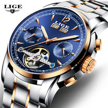 Load image into Gallery viewer, gray mechanical sports watch