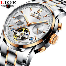 Load image into Gallery viewer, gray mechanical sports watch