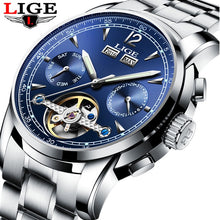 Load image into Gallery viewer, gray mechanical sports watch