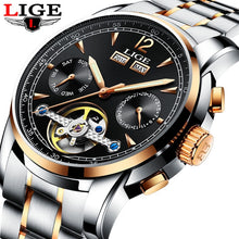 Load image into Gallery viewer, gray mechanical sports watch