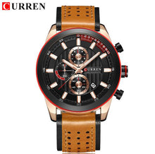 Load image into Gallery viewer, CURREN  Water Resistant Casual Leather Men Wrist Watch