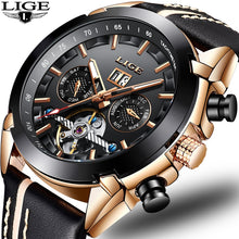 Load image into Gallery viewer, 2019 Military Leather Waterproof Sports Watch
