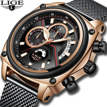 Load image into Gallery viewer, Bracelet Belt Black Watch Men Sport Watch