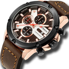Load image into Gallery viewer, CURREN  leather sports wrist watch