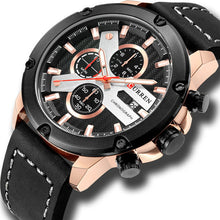 Load image into Gallery viewer, CURREN  leather sports wrist watch