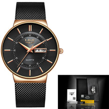 Load image into Gallery viewer, 2019 High quality black waterproof wrist watch