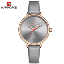 Load image into Gallery viewer, NAVIFORCE  stylish woman watch on pink leather wrist