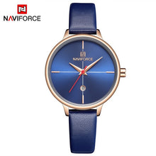 Load image into Gallery viewer, NAVIFORCE  stylish woman watch on pink leather wrist