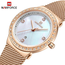 Load image into Gallery viewer, NAVIFORCE gold women watches