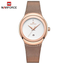 Load image into Gallery viewer, NAVIFORCE  Simple Wrist Stainless Steel Luxury Women Watches
