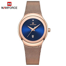 Load image into Gallery viewer, NAVIFORCE  Simple Wrist Stainless Steel Luxury Women Watches