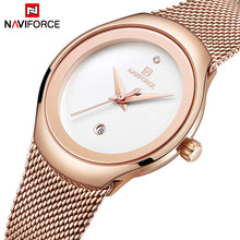 Load image into Gallery viewer, NAVIFORCE  Simple Wrist Stainless Steel Luxury Women Watches