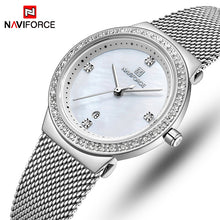 Load image into Gallery viewer, NAVIFORCE   Simple Wrist Stainless Steel Luxury Women Watches