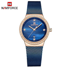 Load image into Gallery viewer, NAVIFORCE   Simple Wrist Stainless Steel Luxury Women Watches