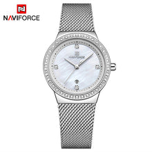 Load image into Gallery viewer, NAVIFORCE   Simple Wrist Stainless Steel Luxury Women Watches