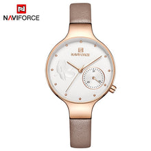 Load image into Gallery viewer, Naviforce  Waterproof Leather Women Watches 2019 Fashions