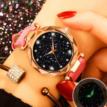 Load image into Gallery viewer, diamond woman watch giving colorful light effect