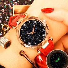 Load image into Gallery viewer, diamond woman watch giving colorful light effect