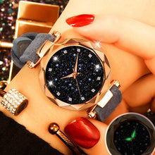 Load image into Gallery viewer, diamond woman watch giving colorful light effect