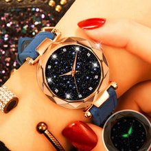 Load image into Gallery viewer, diamond woman watch giving colorful light effect