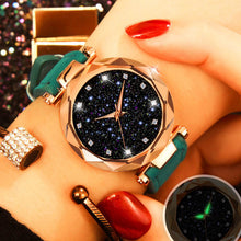 Load image into Gallery viewer, diamond woman watch giving colorful light effect