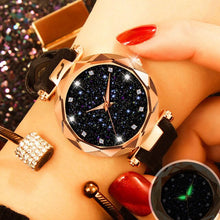Load image into Gallery viewer, diamond woman watch giving colorful light effect