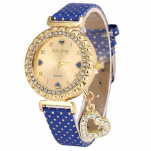 Load image into Gallery viewer, diamond leather wrist stylish wrist watch