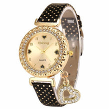 Load image into Gallery viewer, diamond leather wrist stylish wrist watch