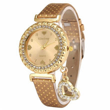 Load image into Gallery viewer, diamond leather wrist stylish wrist watch