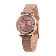 Load image into Gallery viewer, Cute Mesh Wrist Round Wrist Watch
