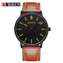 Load image into Gallery viewer, CURREN  black steel men sport watch