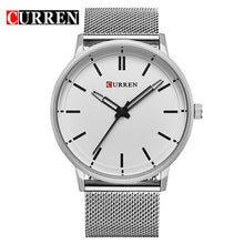 Load image into Gallery viewer, CURREN  black steel men sport watch