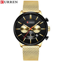Load image into Gallery viewer, CURREN New fashion gold wrist watch
