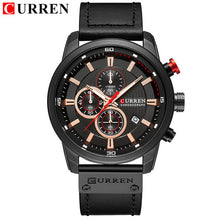 Load image into Gallery viewer, CURREN  leather belt waterproof military wrist watch