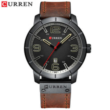 Load image into Gallery viewer, CURREN black military sport wrist watch