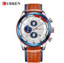 Load image into Gallery viewer, CURREN  luxury leather belt men wrist watch